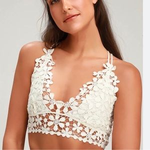 Free People Miss Dazie Crochet Bralette XS